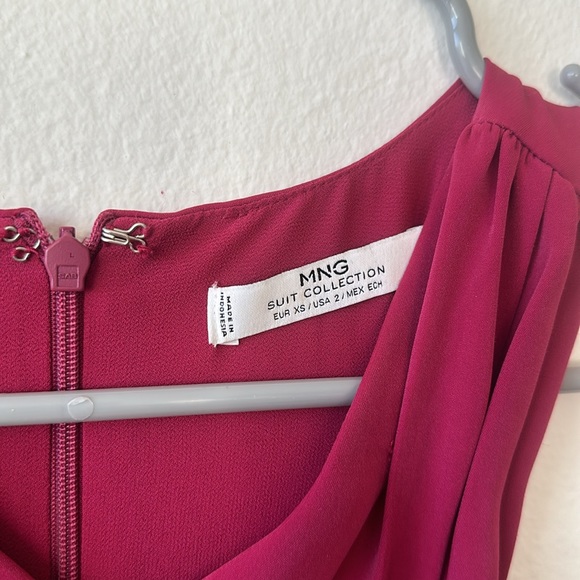 MNG suit collection fuchsia dress - Picture 2 of 4